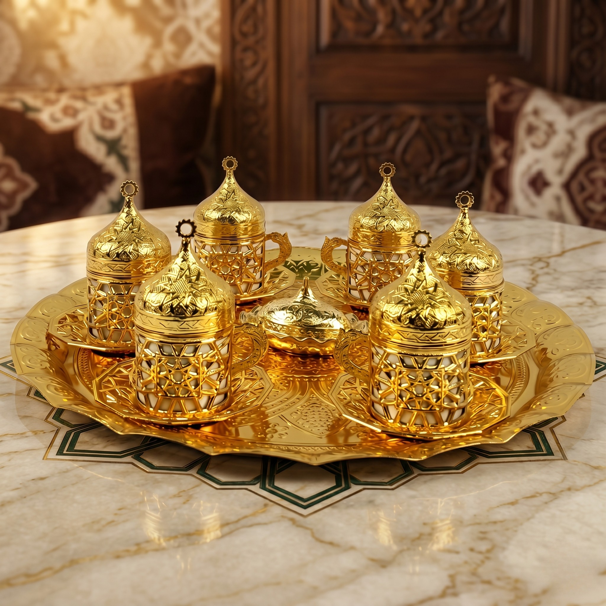 Sultan Serisi Kahve Takımı – 6 Kişilik