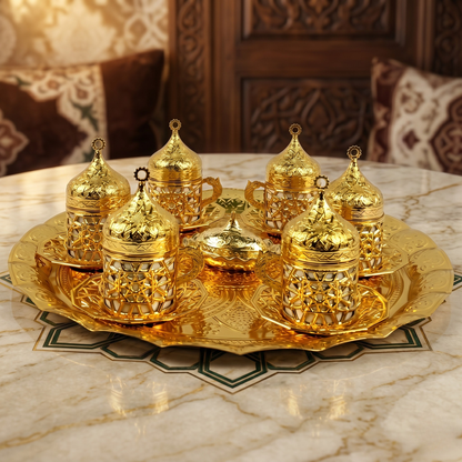 Sultan Serisi Kahve Takımı – 6 Kişilik
